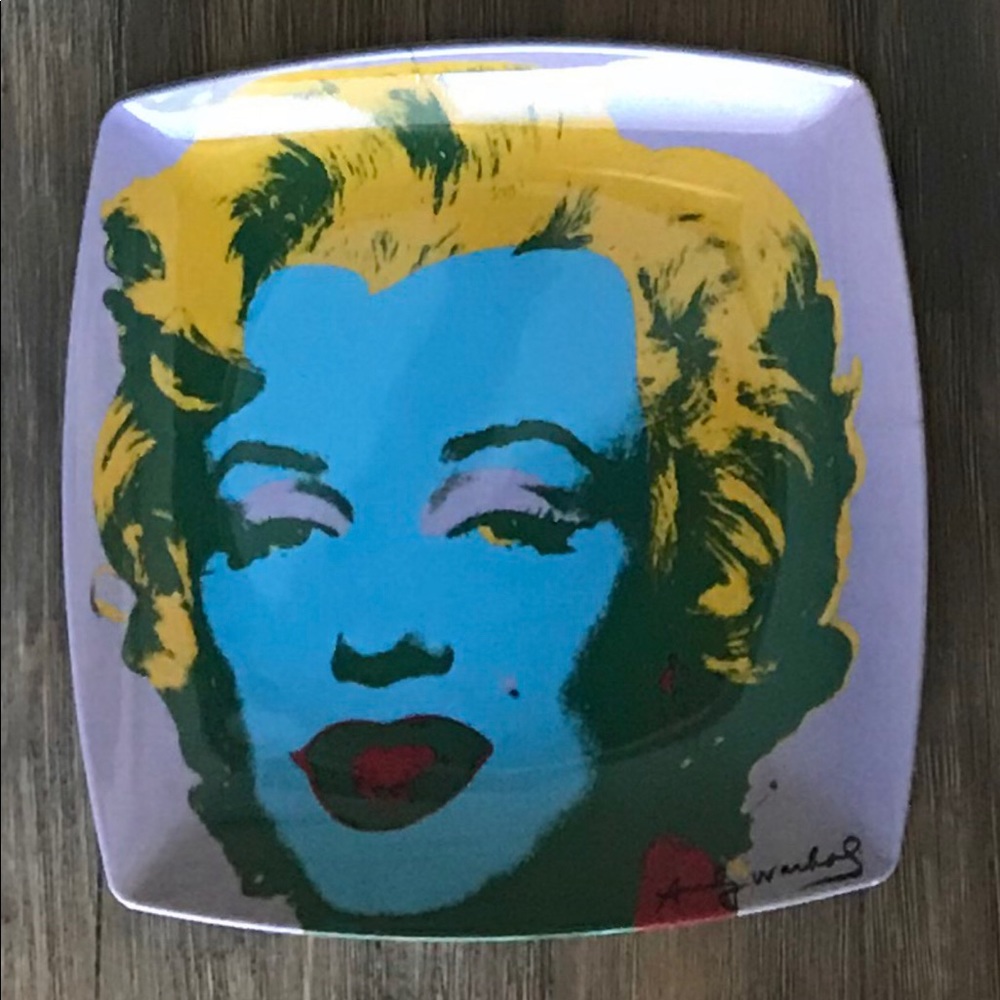 Marilyn Monroe Andy Warhol Plates